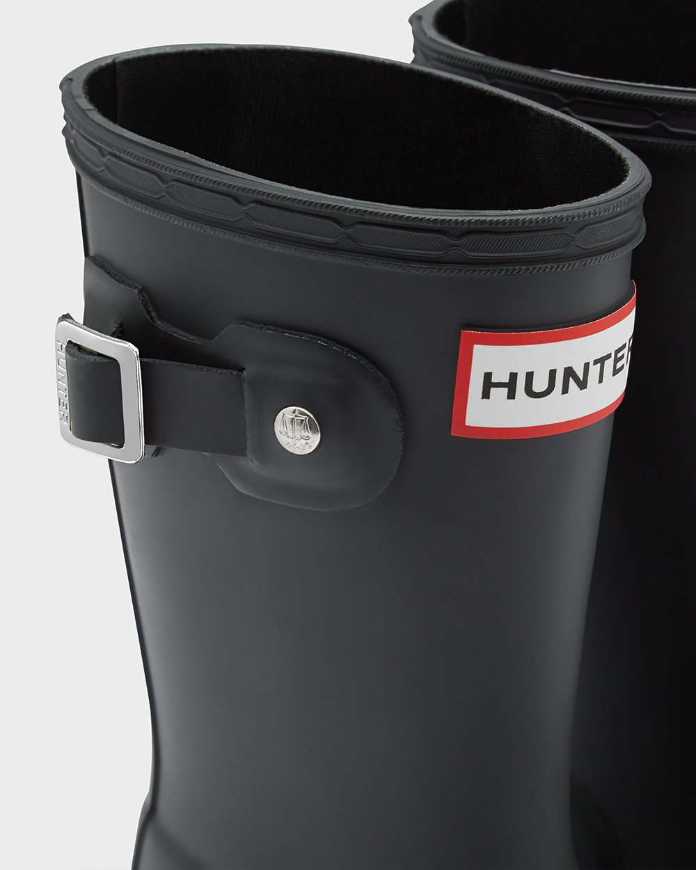 Botas De Agua Hunter Niños Original Little - Negras - Argentina 3658XNGAH